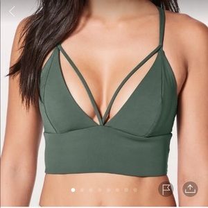 nwot olive pushing limits lululemon bra size 6